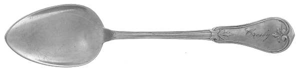 WDK1 (Coin) Dessert/Oval Soup Spoon