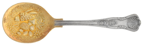 Kings (Silverplate) Large Jelly Spoon