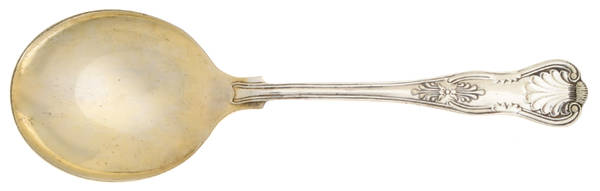 Kings (Silverplate) Solid Smooth Casserole Spoon