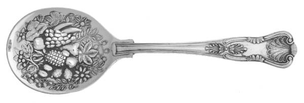 Kings (Silverplate) Large Jelly Spoon