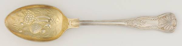 Kings (Silverplate) Solid Berry Spoon/Tablespoon