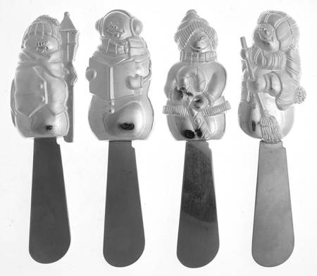 WAS201 (Silverplate) All Purpose Hollow Handle Spreader - Set of 4