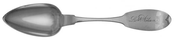 Coin Silver Flatware Tablespoon (Serving Spoon)