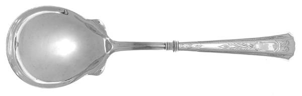 WSC60 (Sterling) Casserole Spoon with Smooth Silverplate Bowl