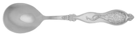 Peacock (Stainless) Round Bowl Soup Spoon (Cream Soup) HC