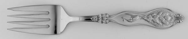 Large Solid Cold Meat Serving Fork