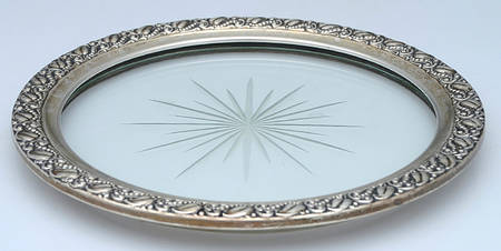 6505 (Sterling, Hollowware) 7" Salad Plate with Sterling Rim