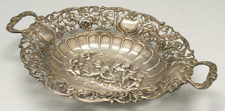 Sterling Hollowware Oval Sterling Centerpiece