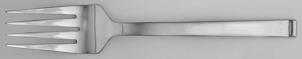 Arden (Stainless) Medium Solid Cold Meat Serving Fork by Wedgwood Silver