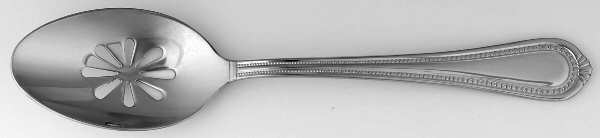 Chatham Bead (Stainless) Pierced Tablespoon (Serving Spoon)