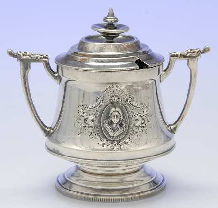 WHS45 (Sterling, Hollowware) Sugar Bowl & Lid