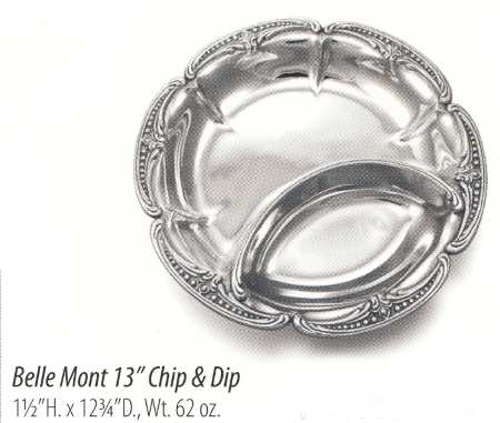 Belle Mont(Armetale, Hollowware) 1 Piece Chip and Dip Set