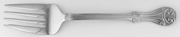Mandolin (Stainless) Medium Solid Cold Meat Serving Fork