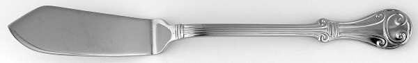 Mandolin (Stainless) Flat Handle Master Butter Knife