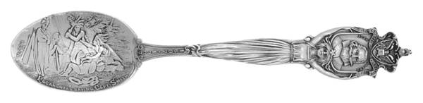 States & Cities Souvenir Spoons(Sterling) New York Five O'Clock Spoon