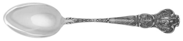 States & Cities Souvenir Spoons(Sterling) New York Five O'Clock Spoon