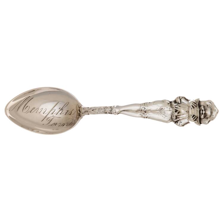 States & Cities Souvenir Spoons(Sterling) Tennessee Demitasse Spoon