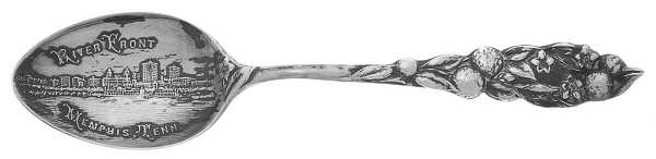 States & Cities Souvenir Spoons(Sterling) Tennessee Demitasse Spoon