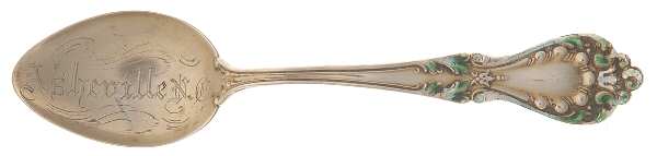 States & Cities Souvenir Spoons(Sterling) North Carolina Demitasse Spoon