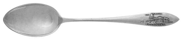 States & Cities Souvenir Spoons(Sterling) Washington DC Five O'Clock Spoon