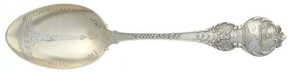 States & Cities Souvenir Spoons(Sterling) Tennessee Five O'Clock Spoon