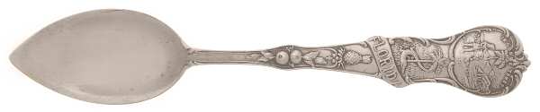 States (Sterling) Florida Fruit Orange Spoon