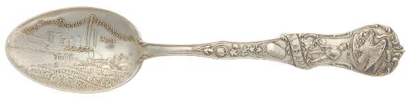 States (Sterling) Alabama Five O'Clock Spoon