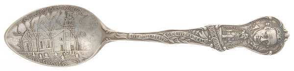 States & Cities Souvenir Spoons(Sterling) Virginia Demitasse Spoon