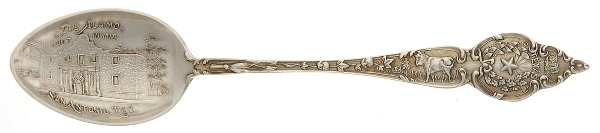 States & Cities Souvenir Spoons(Sterling) Texas Demitasse Spoon
