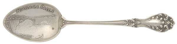 States & Cities Souvenir Spoons(Sterling) New York Demitasse Spoon