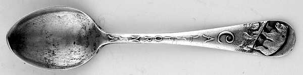 States & Cities Souvenir Spoons(Sterling) California Demitasse Spoon