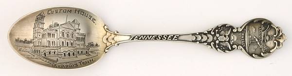 States & Cities Souvenir Spoons(Sterling) Tennessee Five O'Clock Spoon