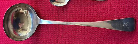 WKL22 (Silverplate) Solid Soup Ladle
