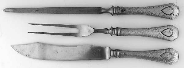 WSC67 (Sterling) Small Steak 3-Piece Carving Set with Stainless Blade