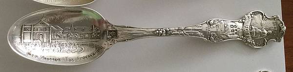 States & Cities Souvenir Spoons(Sterling) California Teaspoon