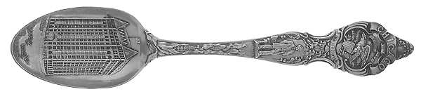 States & Cities Souvenir Spoons(Sterling) Illinois Teaspoon