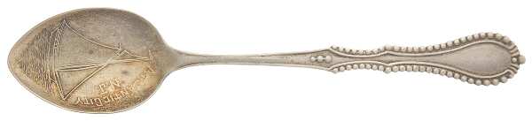 States & Cities Souvenir Spoons(Sterling) New Jersey Demitasse Spoon