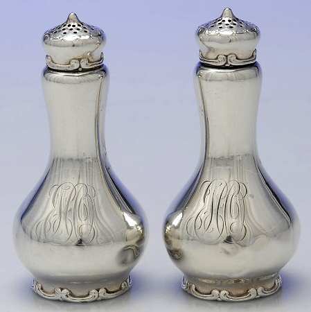3480 (Sterling, Hollowware) Salt and Pepper Set