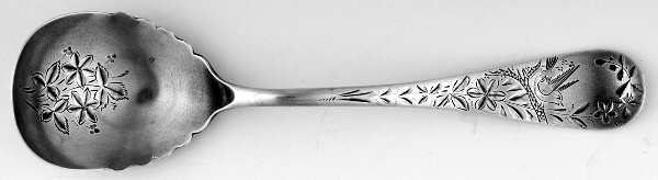 WND28 (Sterling) Bright Cut Bowl Sugar Spoon