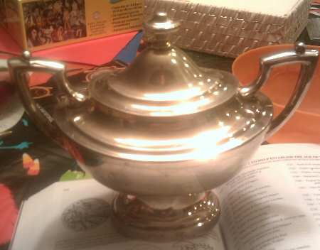 6675N (Silverplate, Hollowware) Sugar Bowl & Lid
