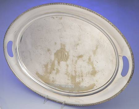 6675N (Silverplate, Hollowware) 25" Waiter Tray