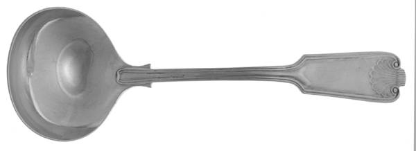 WNH3 (Silverplate) Solid Gravy Ladle