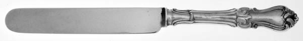WGO5 (Coin) Dessert/Tea Knife Hollow Handle Sterling Blade by William Gale & Son