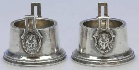 Medallion (Sterling, Hollowware) Master Open Salt (Set of 2)