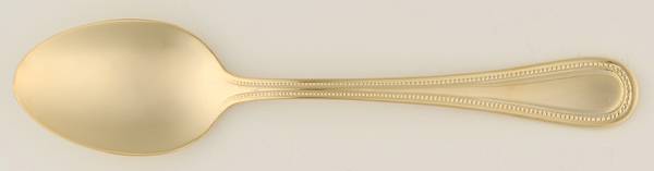 Continental Bead (Gold Electroplate) Teaspoon