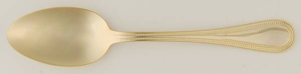 Continental Bead (Gold Electroplate) Tablespoon (Serving Spoon)