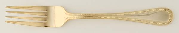 Continental Bead (Gold Electroplate) Fork