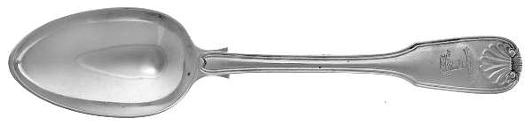 Shell & Thread (Sterling, 1814 Place/Oval Soup Spoon