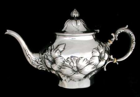 6545 (Sterling, Hollowware) Teapot