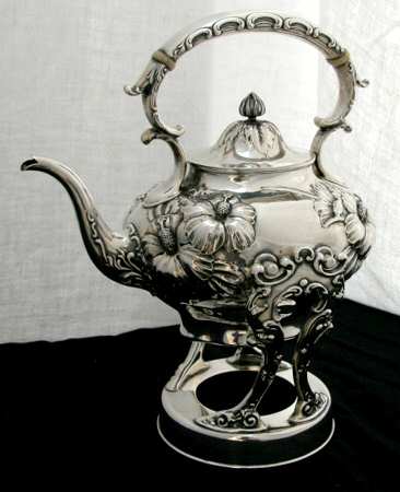 6545 (Sterling, Hollowware) Kettle, Stand & Burner